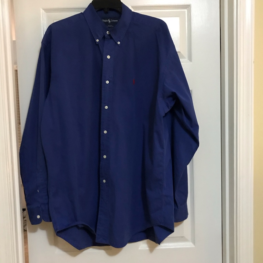 Long sleeve button up polo ralph lauren